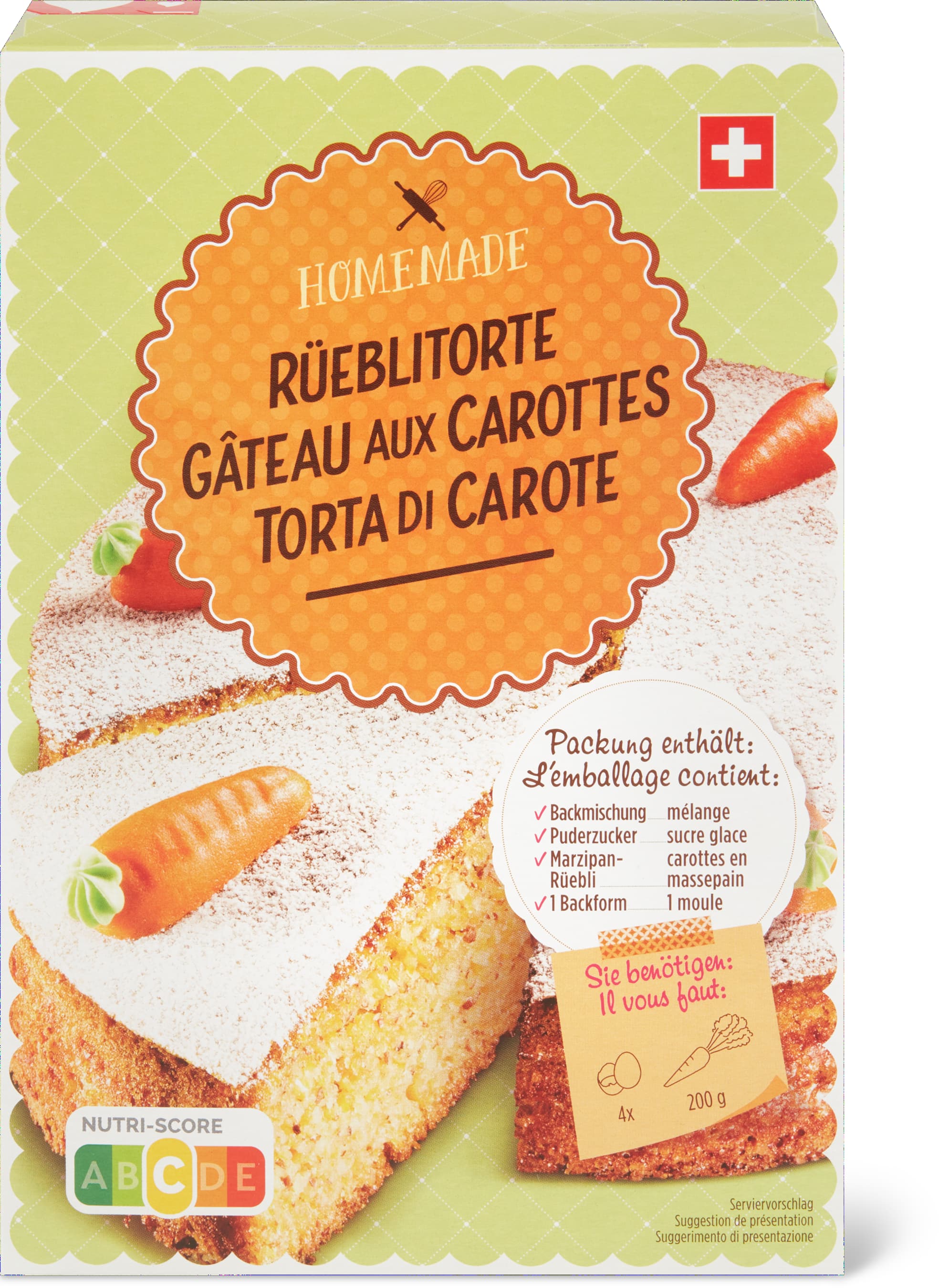 Torta di carote